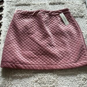 Quilted Pink Skirt
